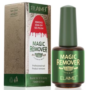 ELAIMEI 15 ml Magic Remover Soak Off Base Mat Top Coat Gel Vernis À Ongles Gelpolish Nails Art Primer Laque