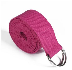 Cinturones elásticos ejercicio físico nuevos multicolores mujeres Yoga correa elástica gimnasio cuerda figura cintura pierna bandas de resistencia raya de algodón