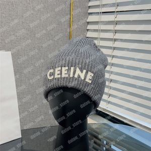 Gorro de lujo elástico para mujer Gorro de punto cálido Diseñador para hombre Gorros de calavera de invierno Tejido de punto Bordado Letra Bonnet Diseñadores Alto Fedora