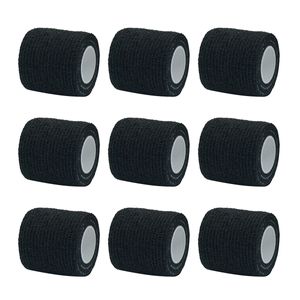 Coude Genouillères 1610 Pcs Noir Sport Auto-Adhésif Élastique Bandage Wrap Bande Elastoplast Pour Soutien Doigt Cheville Paume 230613