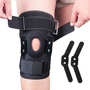 Elbow Knee Pads 1PC Adjustable Hinged Brace Support Wrap for Meniscus Tear Patellar Tendon Pain Relief Strains Sprains etc. 230907
