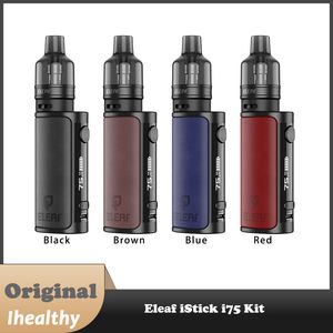 Kit Eleaf iStick i75 Batería incorporada de 3000 mAh con tanque EP Pod de 5 ml Compatible con la bobina de la serie Eleaf EP Interfaz UI opcional para personalizar su vapeo