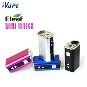 Eleaf Mini iStick 10W 1050mAh Caja de batería Mod Ultra compacto VV Batería Mod Voltaje variable Pantalla OLED Pantalla E Cigarrillos Batería