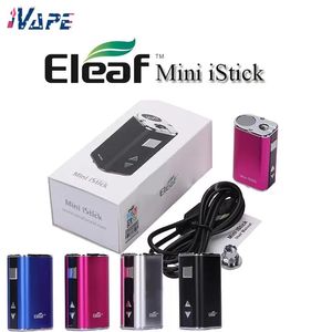 Kit de batterie Eleaf Mini iStick 10W Mod de boîte à tension variable 1050mAh intégré avec câble USB eGo