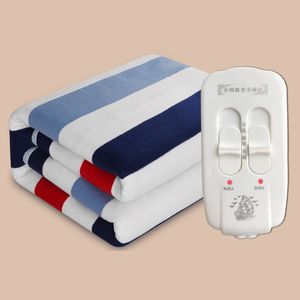 Couverture ￩lectrique 180x150 cm 220 / 110V chauffage plus ￩pais chauffage matelas ￠ couverture chauff￩e thermostat pour le corps hivernal