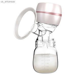 Extractor de leche eléctrico Masajeador de senos Colector de alimentación de leche silencioso Botella de lactancia portátil para bebés Lactancia suave e indolora L230523
