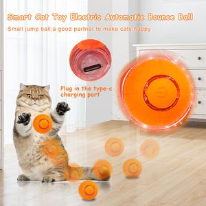Electric Cat Toy Smart Automatic Rolling Bounce Ball Toys for Cats Interactive Toys Training Self-moving Kitten Pet Accessories