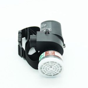Système de respirateur d'outil de peinture par pulvérisation de masque à gaz complet alimenté par Air à débit Constant électrique