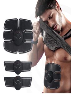 Eléctrico EMS Masajeador de cuerpo completo Estimulador Entrenador abdominal Tóner muscular Músculos del brazo Almohadilla para abdominales Máquina de ejercicio para esculpir Ajuste inteligente8095731