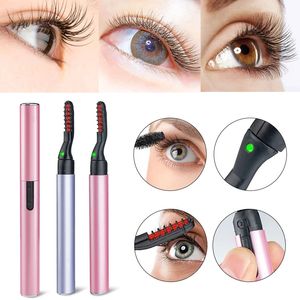 Electric Eyelash Curler Portable Safety Heated Eye Lashes Eyelash Grafting Long Lasting Makeup Tool Without Battery