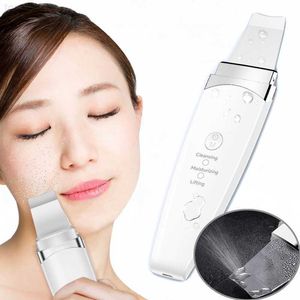 Épurateurs de visage électriques beauté points noirs visage spatule nettoyeur de visage à ultrasons gommage du visage soins de la peau épurateur de peau livraison gratuite L230920