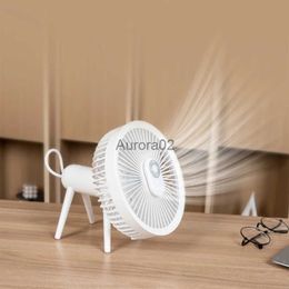 Ventilateurs électriques Ventilateur de bureau USB ventilateur portable rechargeable avec télécommande ventilateur de camping à 4 vitesses pour bureau chambre maison 4000 mah YQ231225