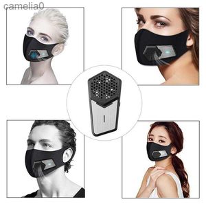 Ventiladores eléctricos Personal Smart Electric Air Face Mask Fan para Air Ply 650Mah utilizado para CyclingRunning Weeding Deportes al aire libreC24319