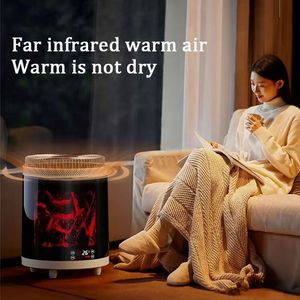 Calefacción eléctrica para el hogar, ventilador de aire caliente para baño, calentador eléctrico, ventilador, calentador de llama simulada, calentador de chimenea