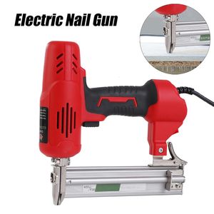 Electric Nailer and Stapler Furniture Staple Gun for Wood Frame Carpentry Woodworking Construction Tools 2600W F30 240112