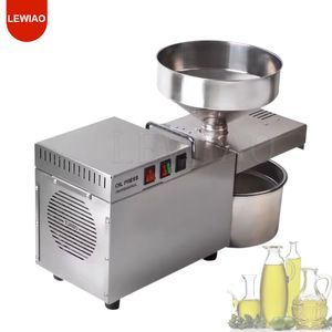 Máquina De Prensa De Aceite eléctrica de acero inoxidable 304 para Diy, Extractor de aceite de maní y nueces, Extractor de aceite frío para el hogar