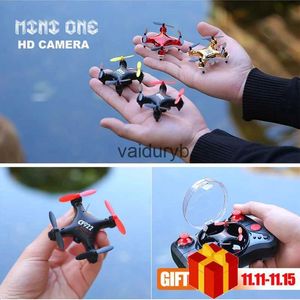 Aircraft électrique / RC Mini Mini Drone avec caméra haute définition Pocket Wifi RC Four Helicopter Selfie pliing Ldren Outdoor / Indoor Toys H240411