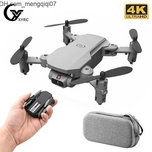 Electric/RC Aircraft Mini Drone 4K 1080P HD Camera WiFi Fpv Air Pressure Altitude Hold Noir Et Gris Pliable Quadcopter RC Dron Toy 220215 Z230701