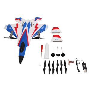 Aviones eléctricos / RC Modelo de avión RC Steady Strong Power 3D Modo de conmutación libre RC Glider Planes Peso ligero Sistema autoestabilizador giroscópico Fácil 230512