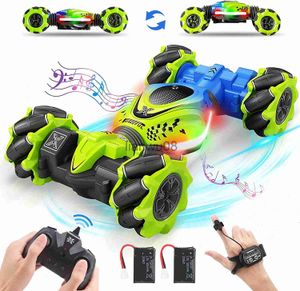 Electric/rc Animals Gesture Sensing RC for Boys Girls Drift Stunt Remote Control Car Toys Twist Cars Hand Controlled with Light