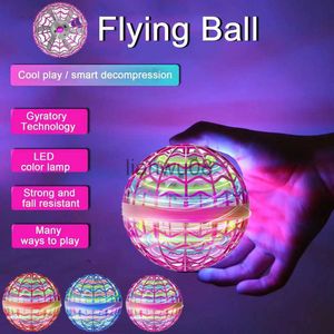 Animales eléctricos / RC Original Auténtico Flying Ball Spinner Boomerang Magic y luces LED Hovering Helicóptero Juguete Niños y niñas Regalo de Navidad x0828