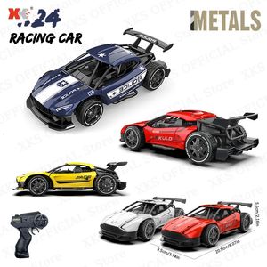 Voiture électrique/RC 1/24 Mini voiture RC 2.4G télécommande 4CH 10 km/h haute vitesse Amg modèle véhicule corps en métal RC dérive électrique jouet voiture cadeau pour garçon 231118