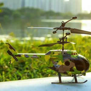 Coche eléctrico RC 2,4G Control remoto Drone helicóptero 2CH RC juguete avión inducción flotando niño avión juguetes vuelo interior para 231021