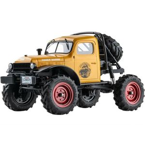 Voiture électrique RC Fms FXC24 POWER WAGON RTR 12401 1 24 2 4g 4wd Rc Crawler Led Lights Off road Truck Véhicules Modèles Jouets 221122