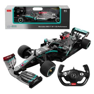 Voiture électrique / RC Rastar F1 Remote Control Car 1 18 Échelle Série RC sous licence officielle Mercedes-AMG F1 W11 EQ CARRES RC APPLICITIONS POUR ADULTES KIDS T240422