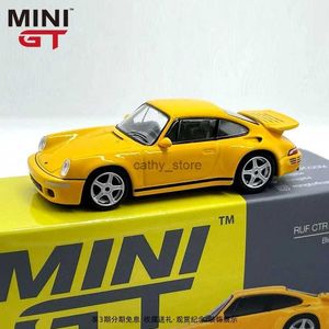 Voiture électrique/RC TSM MINI GT 1 64 RUF Luff CTR classique modifié voiture de sport Simulation alliage voiture modèle 358 # L231223