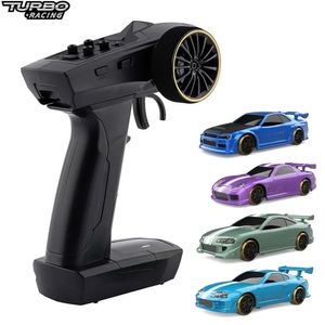 Voiture électrique/RC Turbo Racing 1 76 C61 C62 C63 C64 Drift RC Car version améliorée avec gyroscope télécommande proportionnelle complète Kit RTR 231115