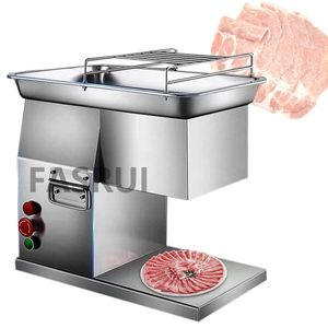 Machine électrique à trancher la viande de porc, pour aliments, poitrine de poulet, bœuf frais, bande de coupe râpée, pour Restaurant