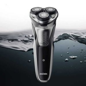 Electric Shaver ENCHEN Blackstone plus Electrical Rotary Shaver Full Body Washable IPX7 Waterproof Dry Wet Dual Use Rechargeable Shaving Machine