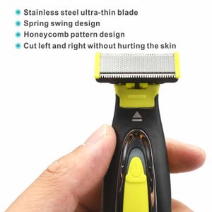 Rasoir électrique hommes barbe rasoir tête lame de rechange tondeuse à barbe lames de rasoir pièces de rechange pour MLG One Blade rasoir rasoir