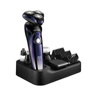 Afeitadoras eléctricas Mota Shaver Wet Dry Dual Use A prueba de agua Razor Nariz Oreja Cortadora de pelo Máquina de afeitar recargable para hombres 230927