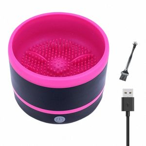 Eléctrico Super-Fast Spinner portátil Blender Cleanser Tool Maquillaje Pincel Limpiador Máquina Automática USB-C Regalos para mujeres Mamá Esposa W6tj #