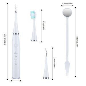 Limpiador de dientes eléctrico 6 en 1, juego de cepillo de dientes eléctrico, eliminación de cálculo portátil, limpieza de dientes e instrumento de belleza al por mayor