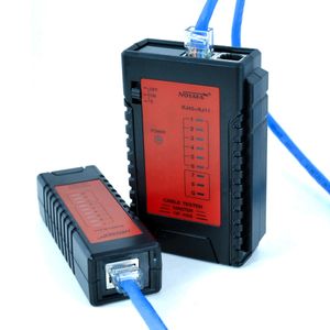 Instruments électriques Testeur de câble réseau NF-468 Câble RJ45/RJ11 Cat-5/Cat-6 Testeur de ligne de fil UTP Outil de réseau Test automatique multifonctionnel