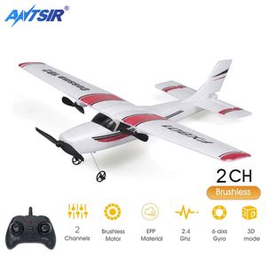 Aeronave ElectricRC FX801 RC Avión EPP FOAM 24G 2 CH RTF Control remoto Envergadura Toya de avión fijo Regalos para niños 230812