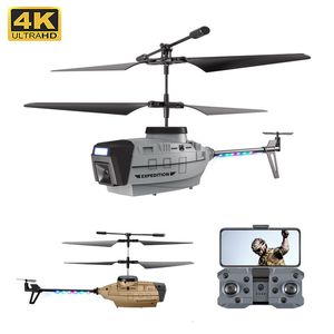 ElectricRC Aircraft KY202 RC Helicopter Drone 4K Professional HD Camera Gesture Sensing Six Axis Wifi RC Helicopter Remote Control Toy 230505