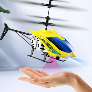 ElectricRC Aircraft Mini Drone RC Hélicoptère Dropresistant Induction Suspension Aircraft LED Lighting Quadcopter Dron Aircraft Kid Gift Toys 230705