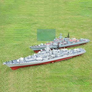 ElectricRC Boats 1100 RC Ship Modern Class Missile Destroyer Kit terminado Modelo Gran buque de guerra 230906