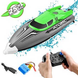 ElectricRC Boats Childrens Large 2.4G HighSpeed Radio Remote Control Competitive Rowing Boat Charging Electric Water RC Speedboat Boy Toy Gift 230417