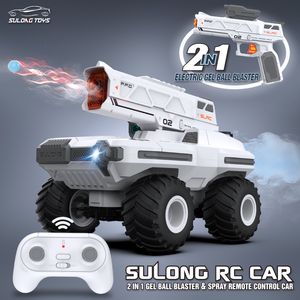 ElectricRC Car 2 IN 1 RC Tanks Télécommande 114 Water Bomb Interstellar Chariot Shoot Electric Children Toys for Boys Gift 230605