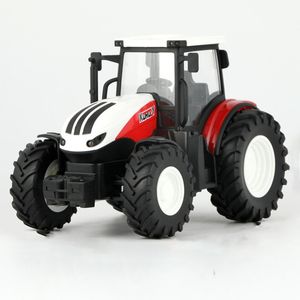 ElectricRC Car 24ghz Rc Tractor Trailer con faros Led Farm Toy Set 1 24 Control remoto Truck Mock Child Boy Gift 230808