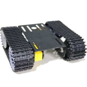 ElectricRC Car Smart Robot Châssis Robotique RC Réservoir avec Kit de Moteur à Courant Continu Télécommande en Métal Suivi pour AI Programmable Rspberry 230325