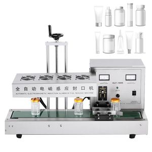 GLF-1800 electromagnético 20-80MM sellador de inducción de calor continuo película de papel de aluminio máquina de sellado de tapado de botellas de plástico 220V 1800W