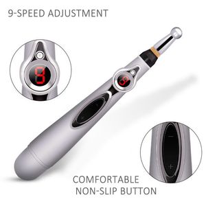 Stylo d'acupuncture électronique Massage Soulagement de la douleur Outils de thérapie de santé Instrument de guérison Énergie Dc88 SH190727