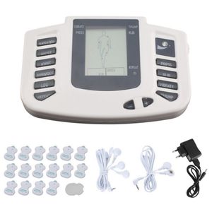 Corps électronique amincissant la machine de thérapie d'acupuncture de soulagement de la douleur de massage d'impulsion avec 16 garnitures