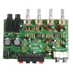 Freeshipping Carte de circuit électronique 12V 60W Hi Fi Stéréo Amplificateur de puissance audio numérique Kit de carte de contrôle de tonalité de volume 9 cm x 13 cm Pmxeh